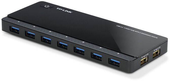 Hub USB TP-Link 7 Portas USB 3.0 - 2x 2.4A Smart Charging image number 1