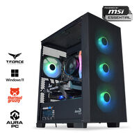 Ordenador AURA Gamer-PC Ryzen 5 7500F 32GB DDR5 1TB RTX 5060 WiFi W11 V2