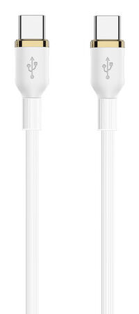 Cabo USB-C Ewent EC1094 Silicone PD240W 480Mbps 2m Branco