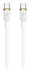 Cabo USB-C Ewent EC1094 Silicone PD240W 480Mbps 2m Branco