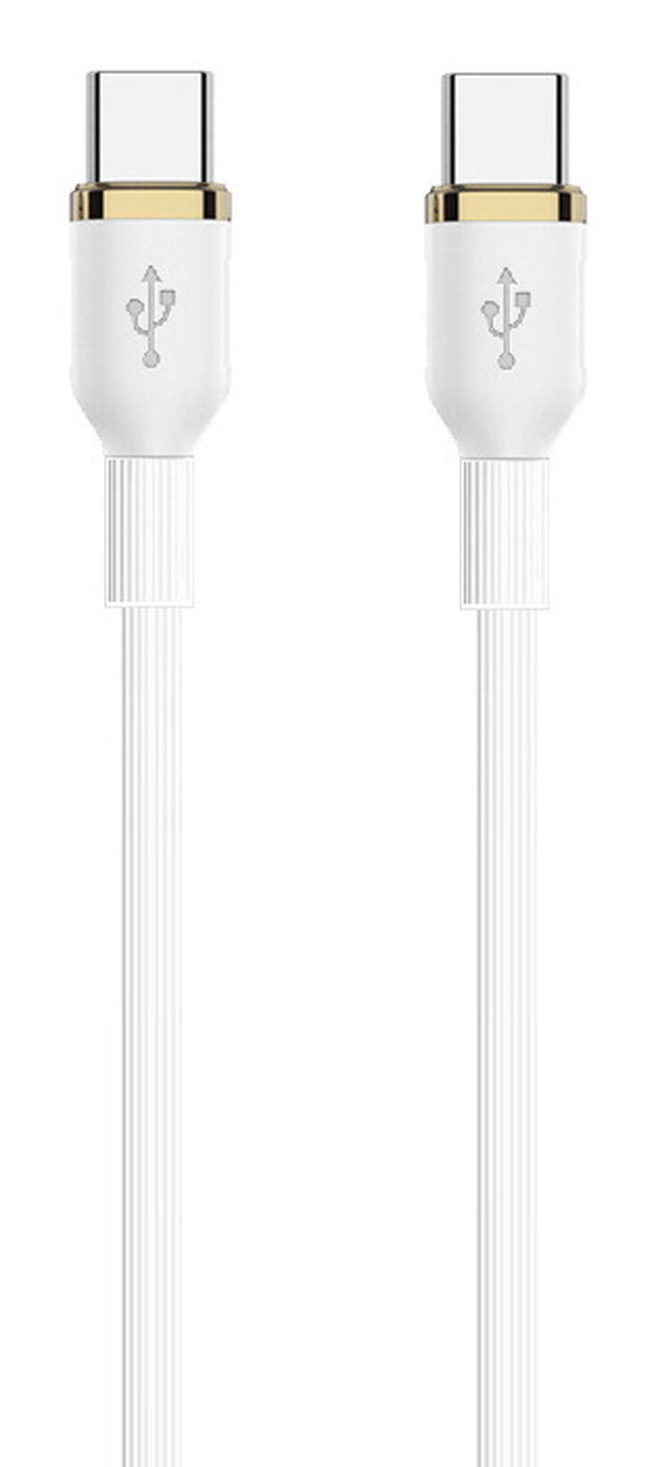 Cabo USB-C Ewent EC1094 Silicone PD240W 480Mbps 2m Branco image number 0