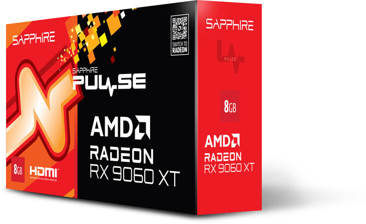 Tarjeta Gráfica Sapphire Radeon RX 9060 XT Pulse 8GB GDDR6 image number 7