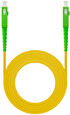 Cable de Fibra Óptica NanoCable SC/APC-SC/APC Monomodo Simplex LSZH 3 M Amarillo image number null