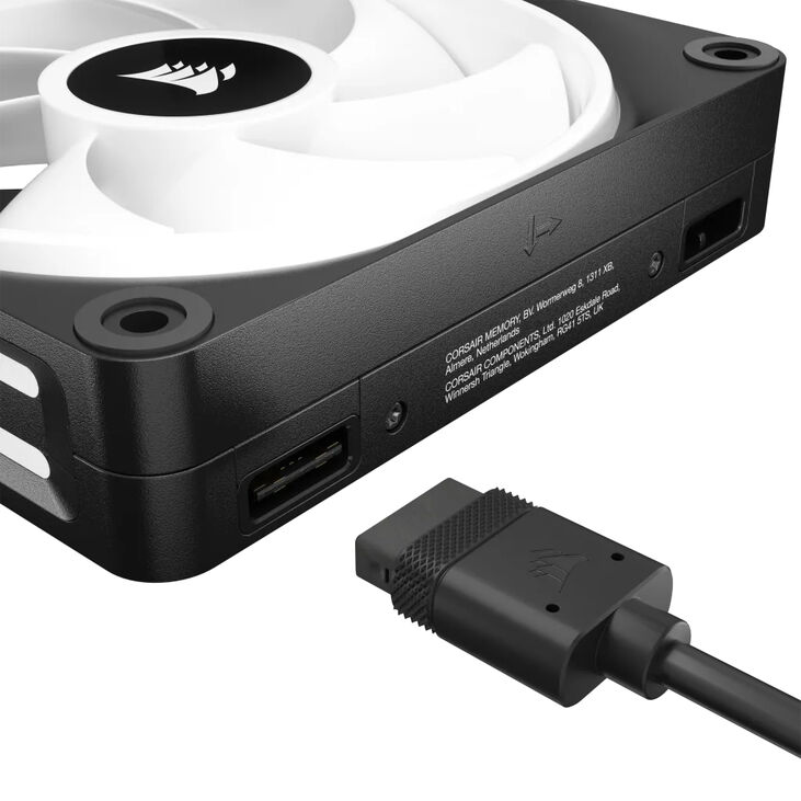Ventilador Corsair iCUE Link QX120 RGB PWM Negro 120mm (Pack 3) image number 2