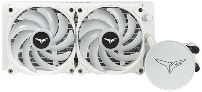Refrigeraci&oacute;n L&iacute;quida Team Group T-Force Siren GD240E ARGB Blanco image number 1