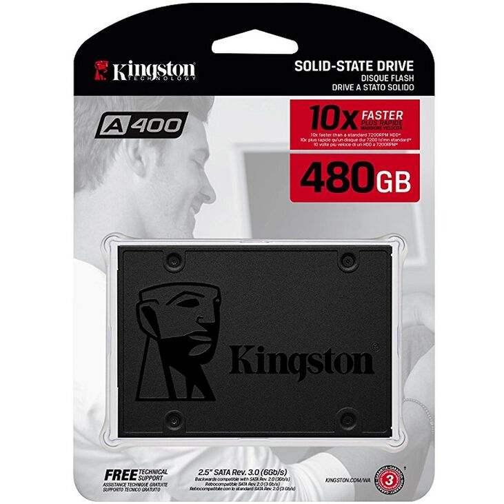 SSD Kingston A400 480GB SATA III (500/450MB/s) image number 3