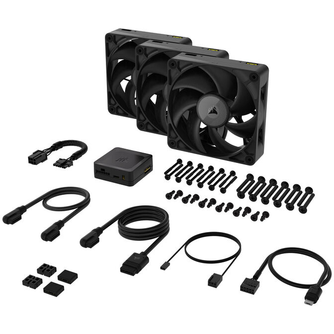 Ventoinha Corsair iCUE Link RX120 MAX 2000RPM PWM Preta 120mm image number 10