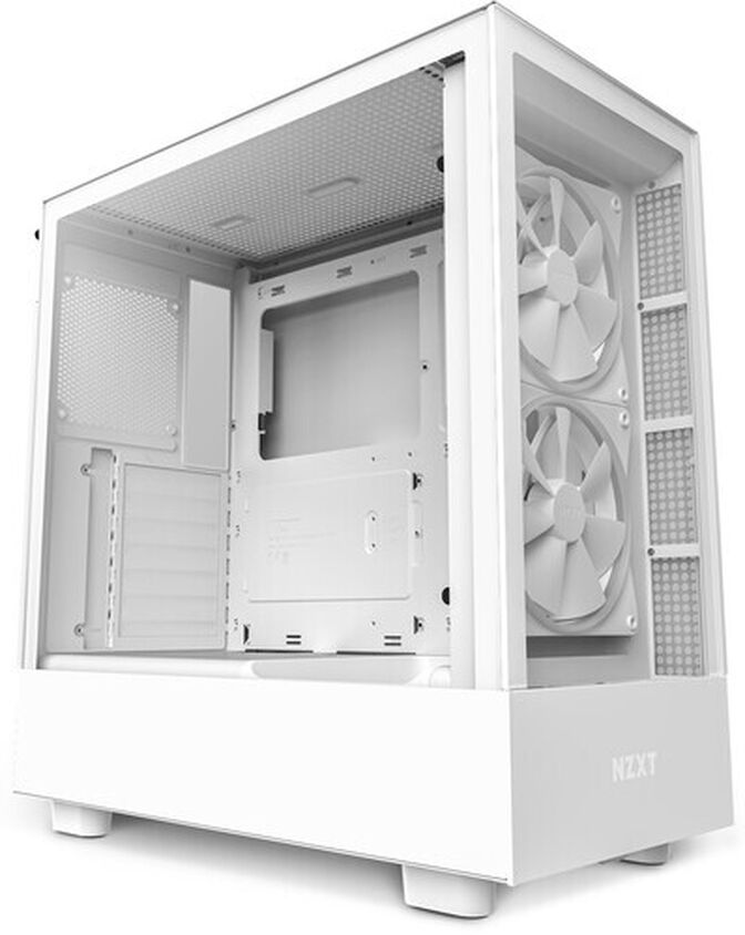 Torre ATX NZXT H5 Elite Blanco Cristal Templado image number 0