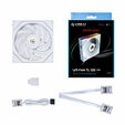 Ventilador Lian Li UNI FAN TL120 RGB Reverse PWM Blanco 120mm image number null