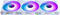 Ventilador Phanteks M25 Gen2 140mm PWM D-RGB Blanco (Pack 3)