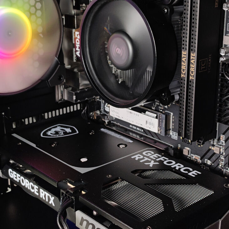 Ordenador AURA Gamer-PC Ryzen 5 7500F 32GB DDR5 1TB RTX 5060 Ti 16GB WiFi W11 V2 image number 5