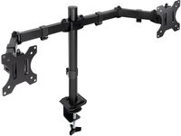 Soporte de Mesa Tooq Duplo 17" a 27" Max. 8kg/Monitor Negro Soporte de Mesa Tooq Duplo 17" a 27" Max. 8kg/Monitor Negro