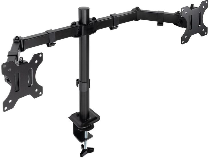 Soporte de Mesa Tooq Duplo 17" a 27" Max. 8kg/Monitor Negro image number 0