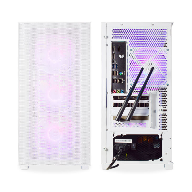 Ordenador AURA Gamer-PC Powered by ASUS Ryzen 7 7800X3D 32GB DDR5 1TB RTX 5070 WiFi W11 image number 4