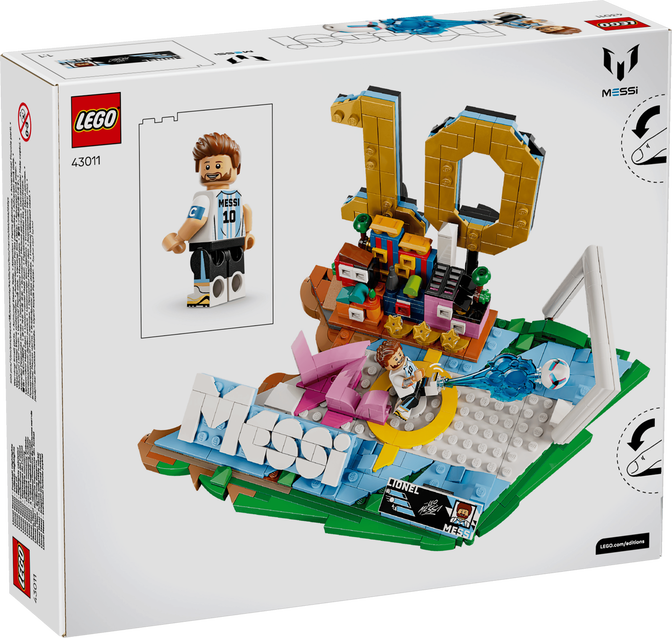 LEGO Editions: Lionel Messi: Fen&oacute;menos del F&uacute;tbol, 500 Piezas (43011) image number 1