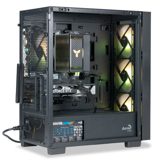 Ordenador AURA Gamer-PC Ryzen 5 7500F 32GB DDR5 1TB RTX 5060 WiFi W11 V2 image number 2