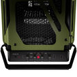 Torre E-ATX Corsair WARTHOG Perfomance Mil Green Cristal Templado image number null