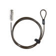 Cable de Seguridad para Port&aacute;til tipo NANO con Combinaci&oacute;n 1.5M Gris Oscuro image number null