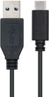Cable USB 3.1 GEN2 10Gbps 3A Nanocable USB-C/M para USB-A/M 1 M Negro image number null