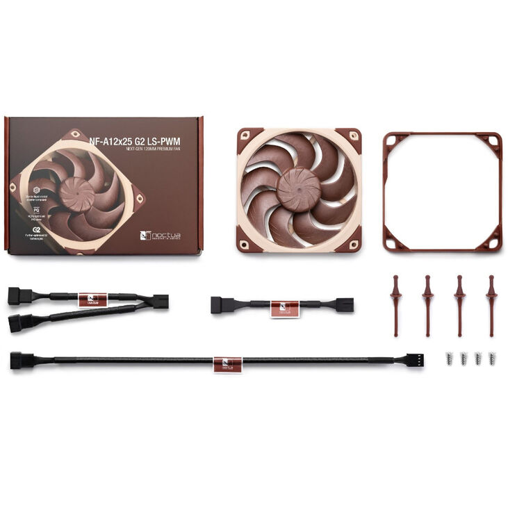 Ventilador Noctua NF-A12X25 G2 Low Speed PWM 120mm image number 3