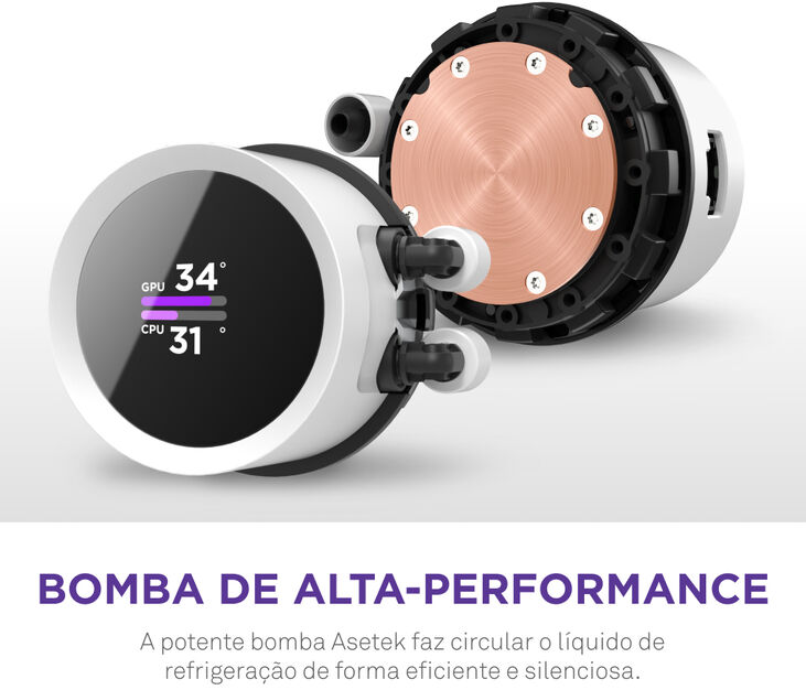 Kit de Refrigeraci&oacute;n L&iacute;quida CPU NZXT Kraken 360 RGB Blanco image number 6