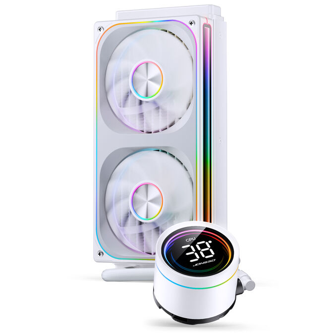 Kit Refrigeraci&oacute;n L&iacute;quida Jonsbo TH-240 ARGB Branco - 240mm image number 1