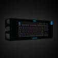 Teclado Logitech G PRO RGB Lightsync GX Blue Clicky Negro (US) image number null
