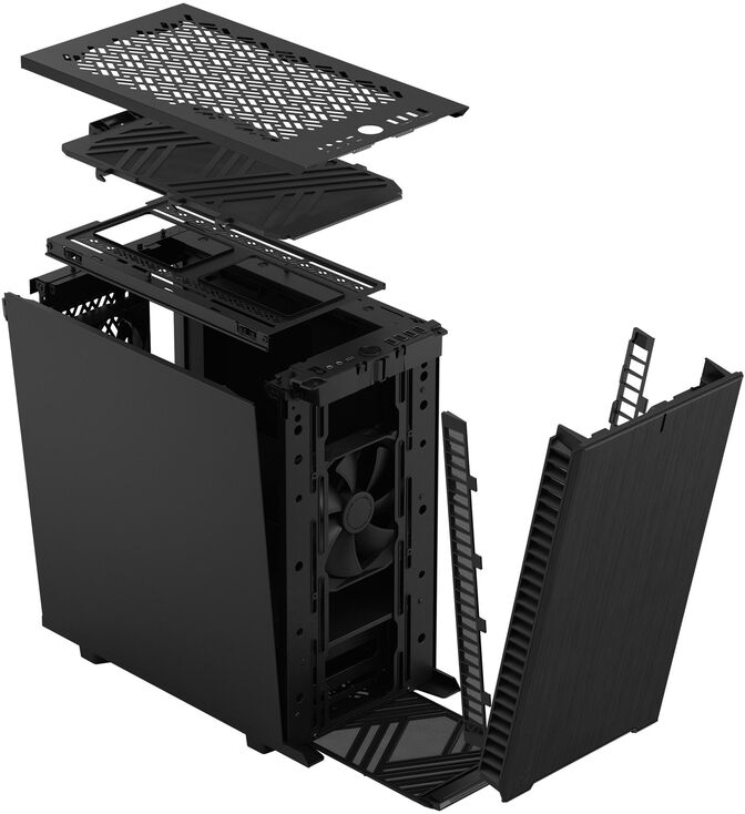 Torre Micro-ATX Fractal Design Define 7 Mini Black Solid image number 24