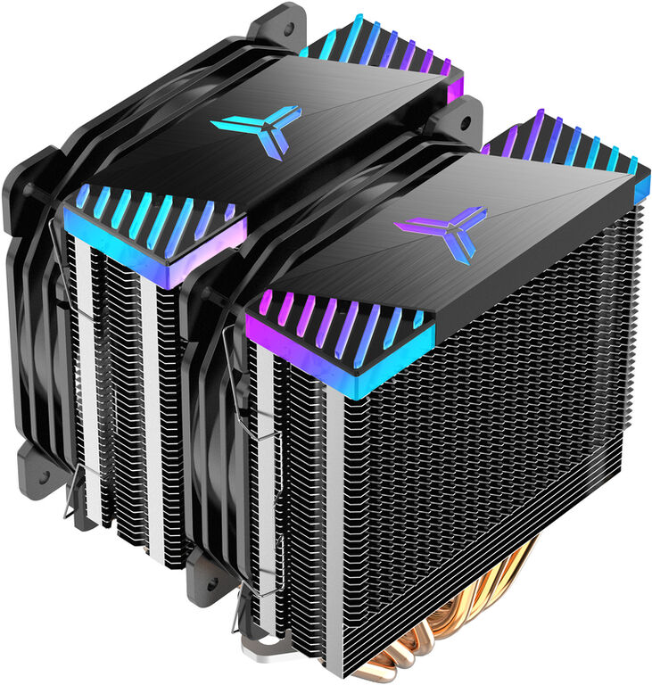 Ventilador CPU Jonsbo CR-2000GT ARGB Negro - 2x 120mm image number 4