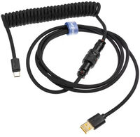 Cabo Coiled Ducky Phantom Black V2, Type A - Type C USB 1.8m
