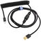 Cabo Coiled Ducky Phantom Black V2, Type A - Type C USB 1.8m