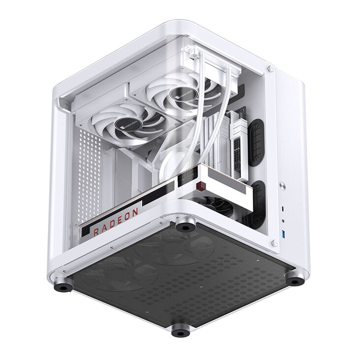 Caja Micro-ATX Jonsbo TK-1 2.0 Vidrio Templado Blanco image number 15