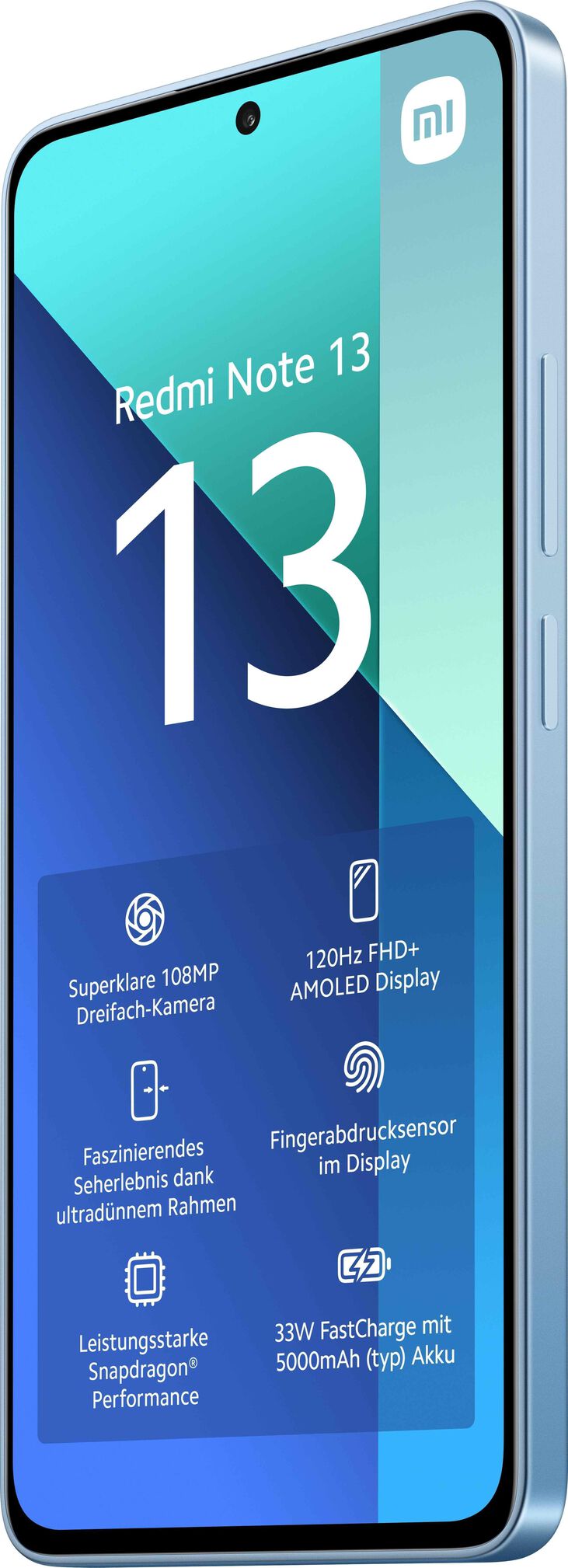 Smartphone Xiaomi Redmi Note 13 4G 6.67" 6GB/128GB Dual SIM Ice Blue image number 3