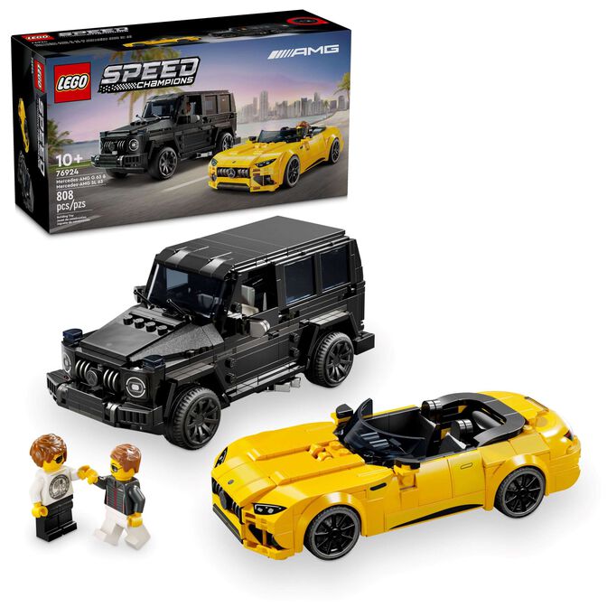 LEGO Speed Champions: Mercedes-AMG G 63 y Mercedes-AMG SL 63, 808 Piezas (76924) image number 0