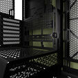 Torre E-ATX Corsair WARTHOG Perfomance Mil Green Cristal Templado image number null