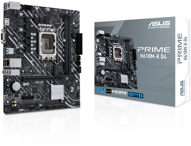 Placa Base Asus PRIME H610M-K D4 image number 0