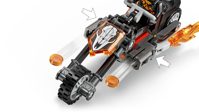 LEGO Marvel: Spider-Man contra la Moto de Ghost Rider, 72 Piezas (76335) image number 3