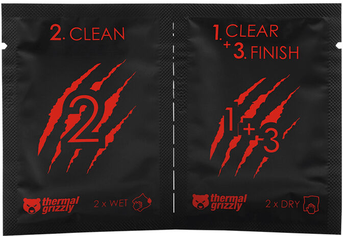 Toallitas Limpiadoras Thermal Grizzly  (2 uni) image number 0