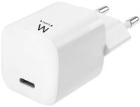 Cargador Ewent Nano USB-C / QC3.0 Fast Charger 33W Blanco