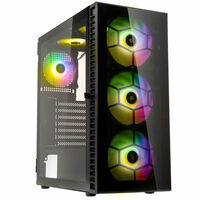 Caja ATX Kolink Observatory HF Glass ARGB Negro