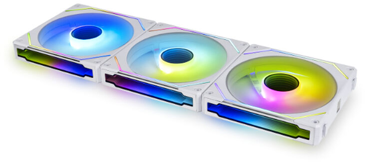 Ventilador Lian Li UNI FAN SL120 Infinity RGB Reverse Blade PWM Negro 120mm (Pack 3) image number 0