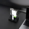 Dock Tooq para 2xSSD M.2 NVMe+1xSATA 2,5"/3,5" USB 3.2 Clone image number null