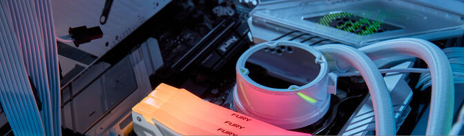 Kingston Kit 48GB (2 x 24GB) DDR5 CU-DIMM 8400MHz FURY Renegade RGB White CL40 image number 7