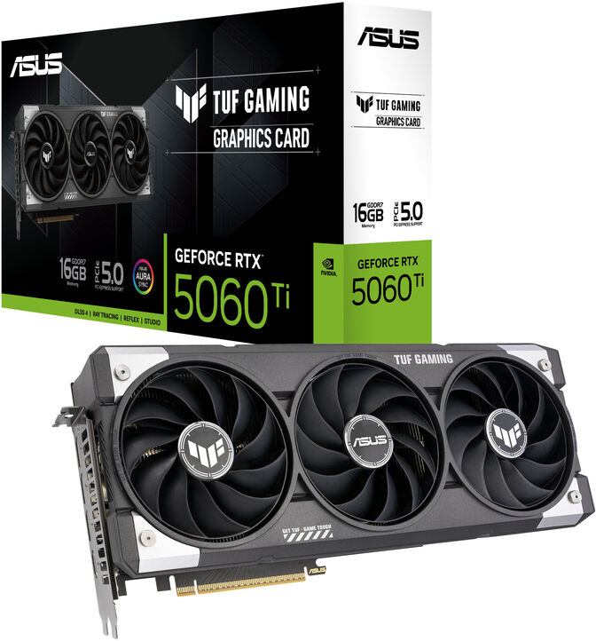 Tarjeta Gr&aacute;fica Asus GeForce&reg; RTX 5060 Ti TUF Gaming 16GB GDDR7 DLSS4 image number 0
