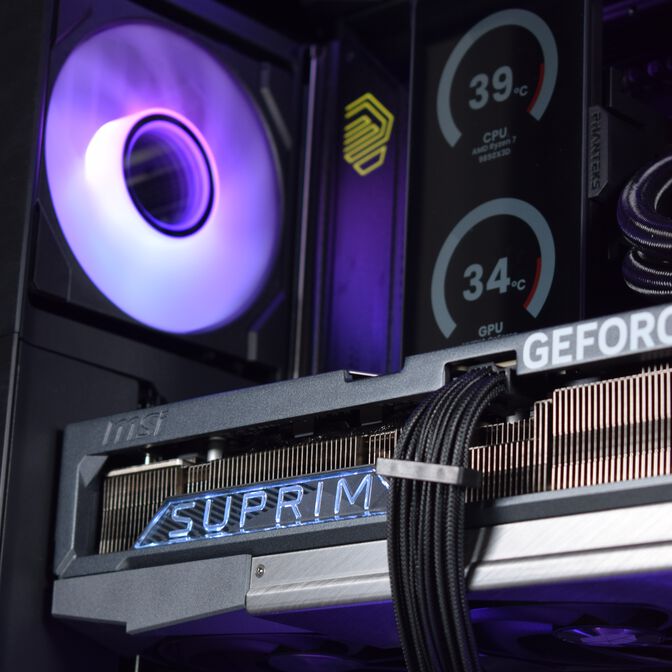 Ordenador King Mod Gamer-PC Ryzen 7 9850X3D 64GB DDR5 2TB RTX 5090 WiFi W11 image number 6