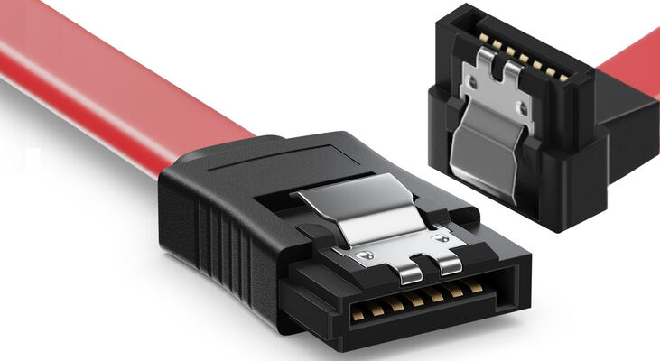 Cable SATA Ewent 6Gbits SATA L-Type para L-Type 90º C/Clipe 50 CM image number 2