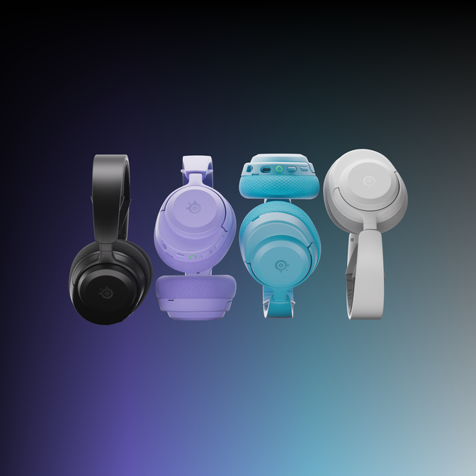 Auriculares SteelSeries Arctis Nova 3P Wireless/Bluetooth Aqua image number 3