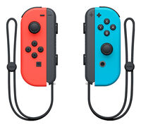 Mando Nintendo Joy-Con (set Izq/Der) Azul Ne&oacute;n / Rojo Ne&oacute;n BTR