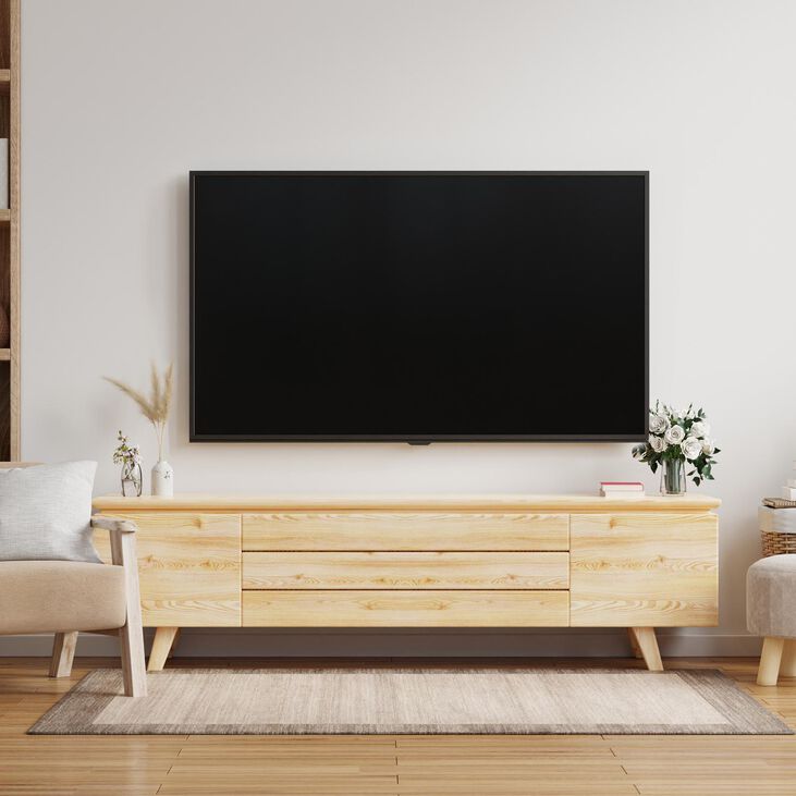 Soporte de Pared Tooq 43" a 90" Max. 80Kg Negro image number 3