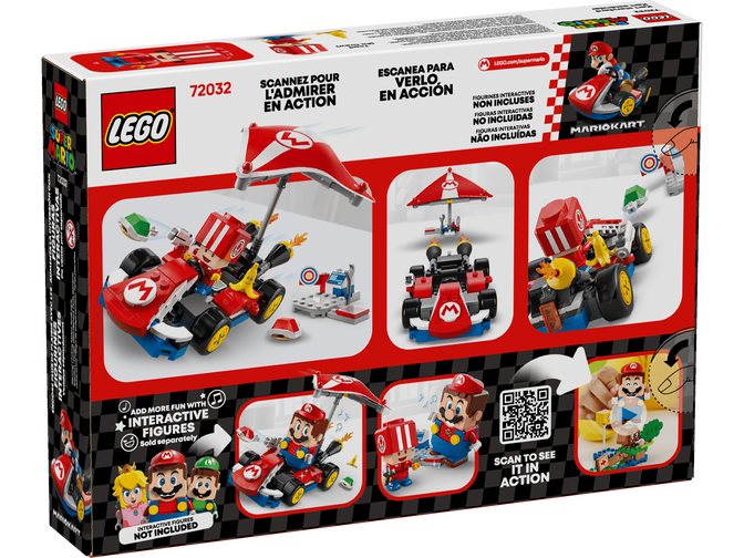 LEGO Super Mario: Mario Kart: Kart Est&aacute;ndar, 174 Piezas (72032) image number 1